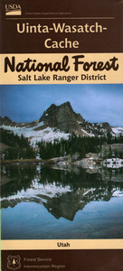 Map: Uinta-Wasatch Cache NF UT: Salt Lake Ranger District.