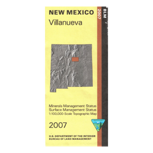 Map: Villanueva NM (Mineral)
