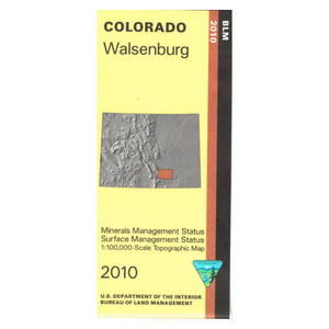 Map: Walsenburg CO (Mineral Management) - CO155SM