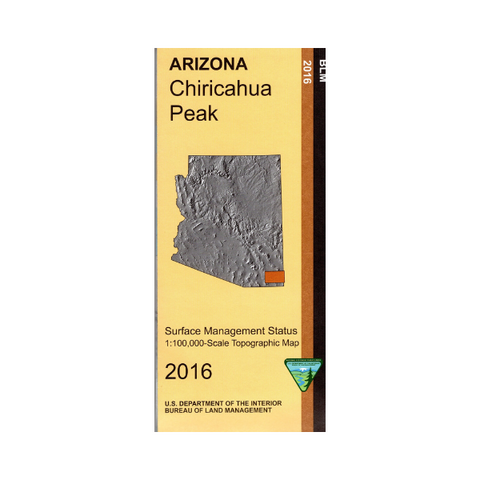 Map: Chiricahua Peak AZ - AZ110S