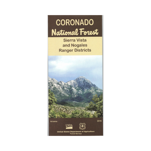 Map: Coronado NF: Sierra Vista & Nogales RD AZ