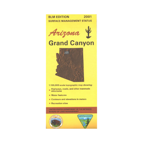 Map: Grand Canyon AZ - AZ121S