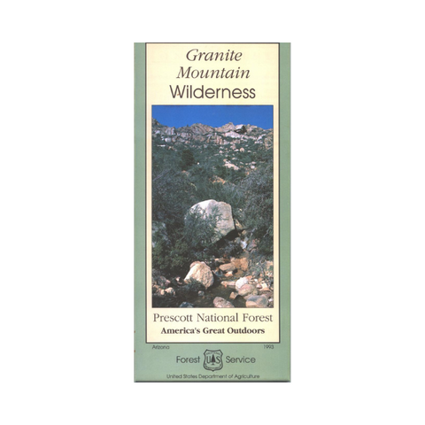 Map: Granite Mountain Wilderness AZ