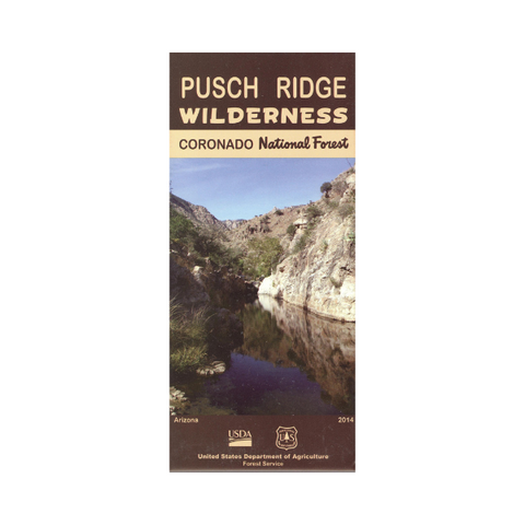 Map: Pusch Ridge Wilderness AZ