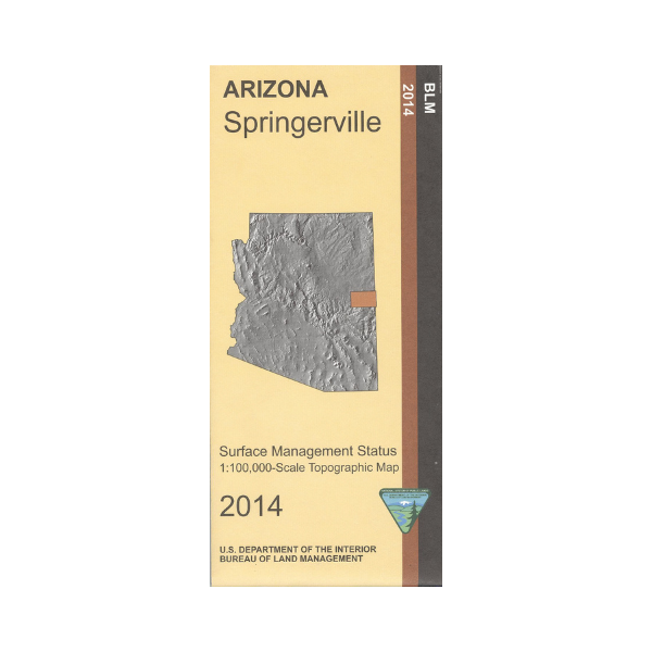 Map: Springerville AZ - AZ148S – Public Lands Interpretive Association