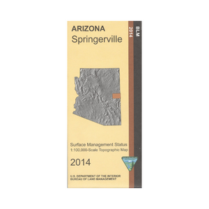 Map: Springerville AZ - AZ148S