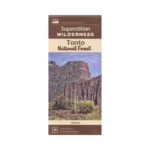 Map: Superstition Wilderness AZ