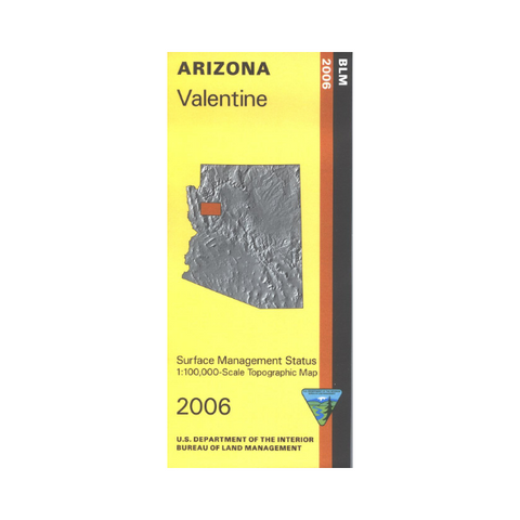 Map: Valentine AZ - AZ155S