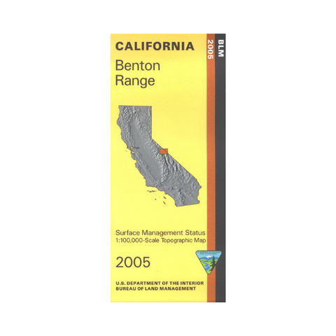 Map: Benton Range CA - CA020S