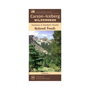 Map: Carson-Iceberg Wilderness CA