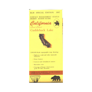 Map: Cuddeback Lake CA - CA095S