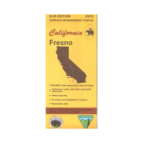 Map: Fresno CA - CA165S