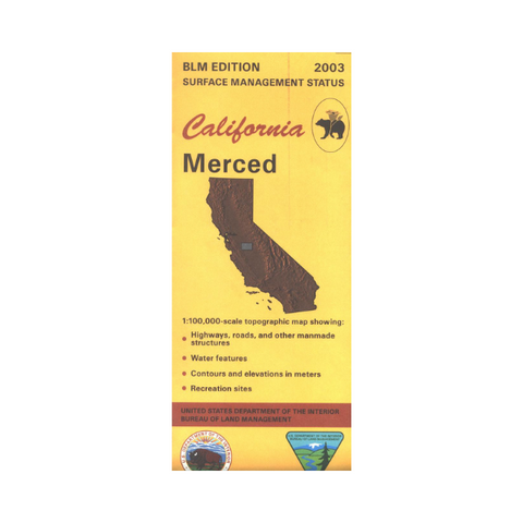 Map: Merced CA - CA265S