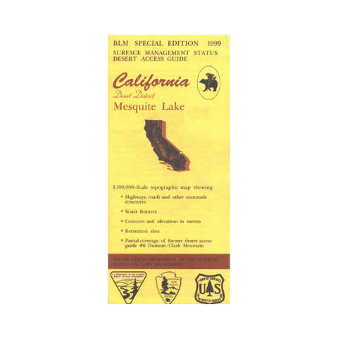 Map: Mesquite Lake CA - CA270S