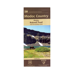 Map: Modoc National Forest (Modoc Country) CA