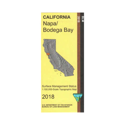 Map: Napa / Bodega Bay CA - CA290S