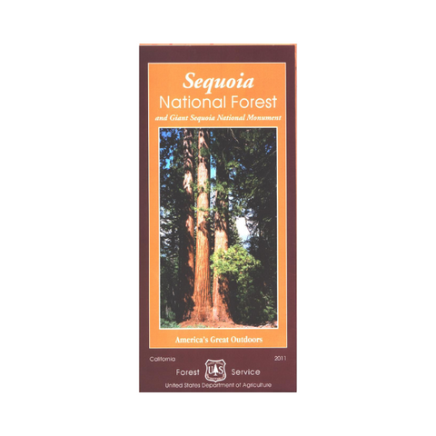 Map: Sequoia National Forest CA