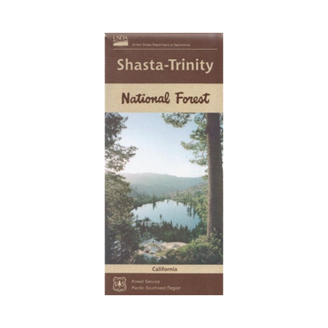 Map: Shasta-Trinity National Forest CA