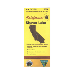 Map: Shaver Lake CA - CA480S