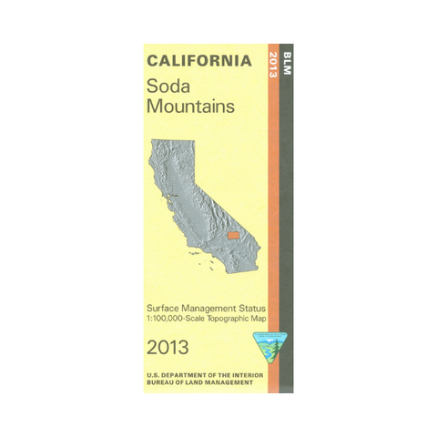 Map: Soda Mountains CA - CA495S