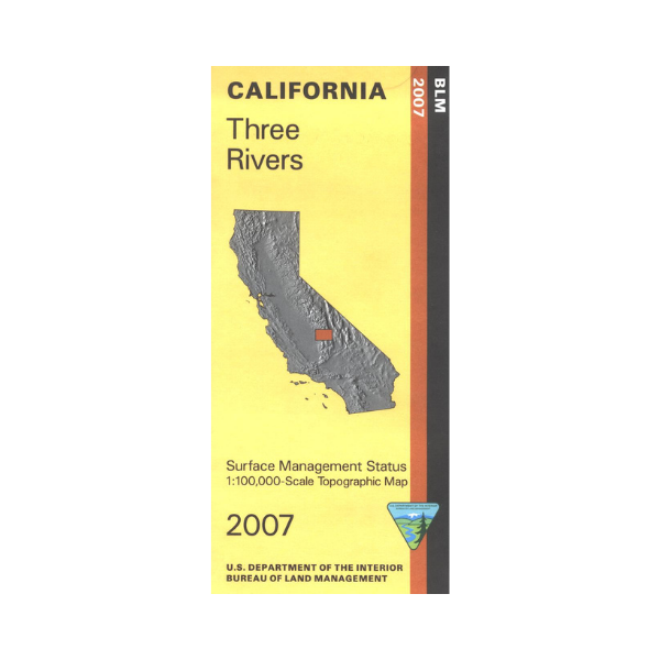 Map: Three Rivers CA - CA520S – Public Lands Interpretive Association