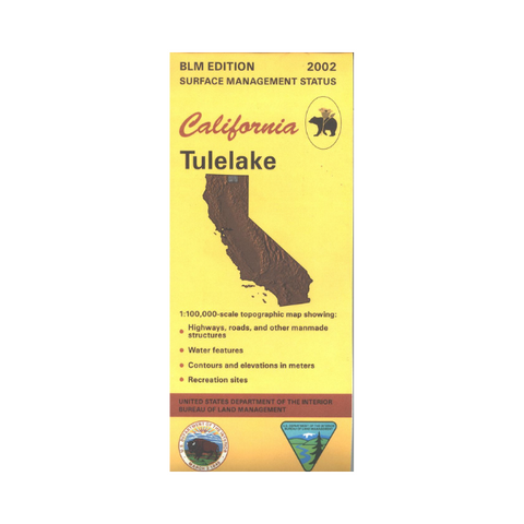 Map: Tule Lake CA - CA535S