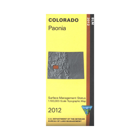 Map: Paonia CO - CO142S