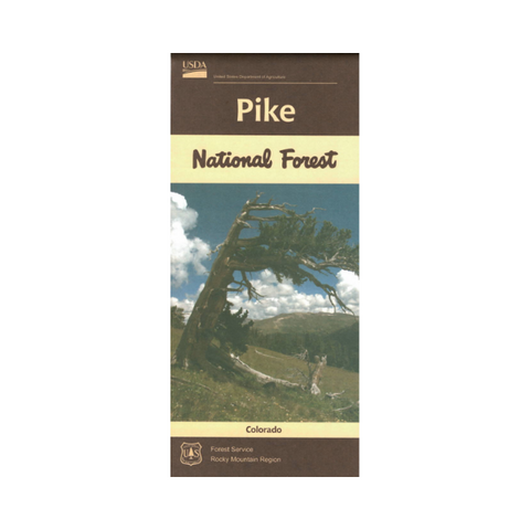 Map: Pike National Forest CO