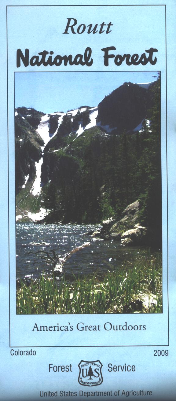 Routt National Forest Map