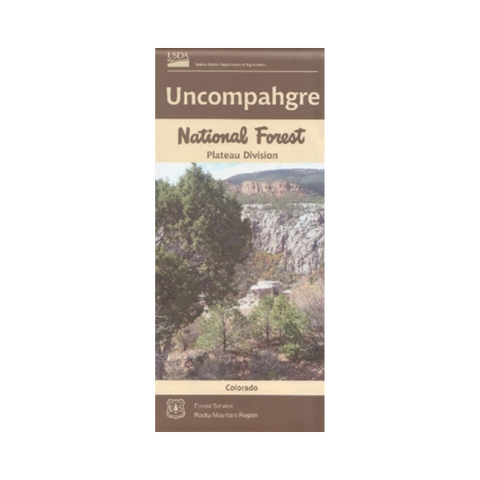 Map: Uncompahgre National Forest CO Plateau Division
