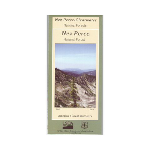 Map: Nez Perce National Forest ID