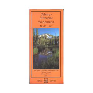 Map: Selway-Bitterroot Wilderness ID/MT North Half