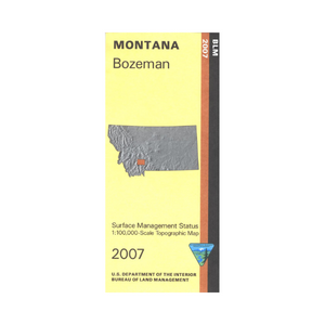 Map: Bozeman MT - MT1024S