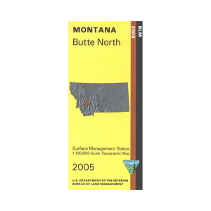 Map: Butte North MT - MT1029S