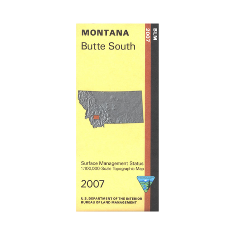 Map: Butte South MT (SURFACE) - MT1030S
