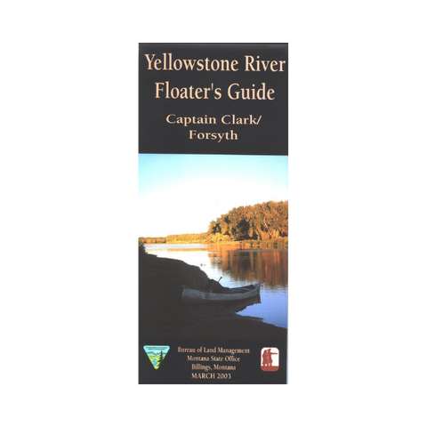Map: Yellowstone River Floater`s Guide: Captain Clark/Forsyth