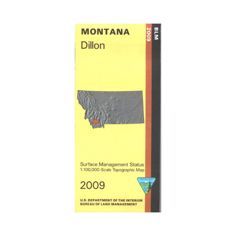 Map: Dillon MT  (MINERAL) - MT1058SM