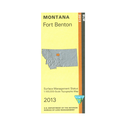 Map: Fort Benton MT - MT1071S