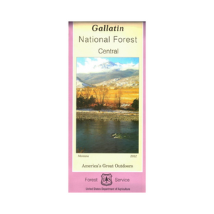 Map: Gallatin National Forest MT -Central