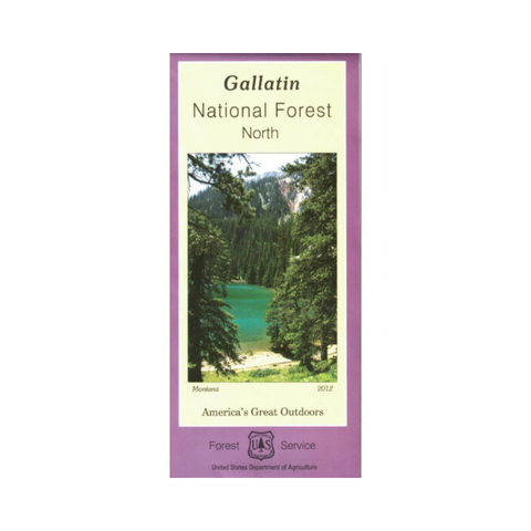 Map: Gallatin National Forest  MT-North