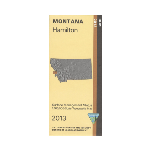 Map: Hamilton MT - MT1087S