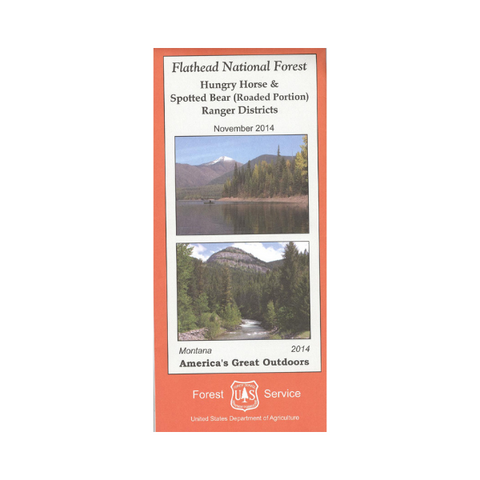 Map: Flathead NF MT Hungry Horse-Spotted Bear RD