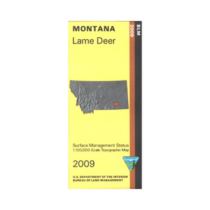 Map: Lame Deer MT (MINERAL) - MT1108SM