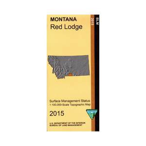Map: Red Lodge MT - MT1158S