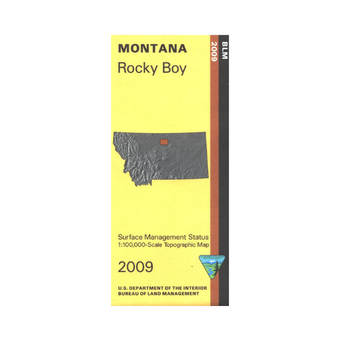Map: Rocky Boy MT - MT1165S