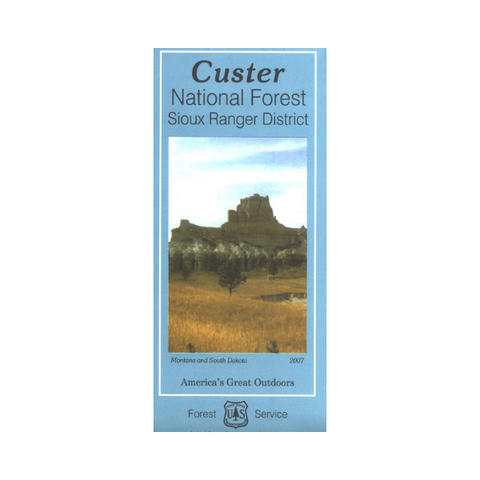 Map: Custer National Forest MT: Sioux RD