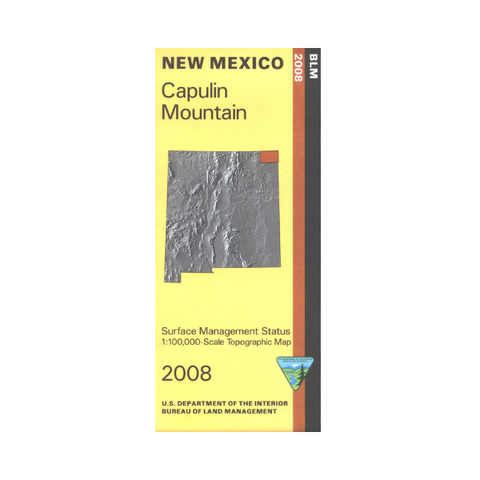 Map: Capulin Mountain NM - NM010S