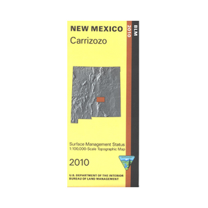 Map: Carrizozo NM - NM012S