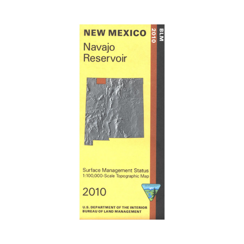 Map: Navajo Reservoir NM - NM039S
