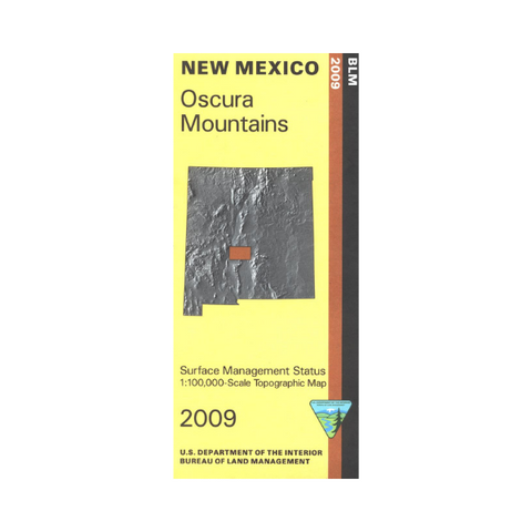 Map: Oscura Mountains NM - NM040S